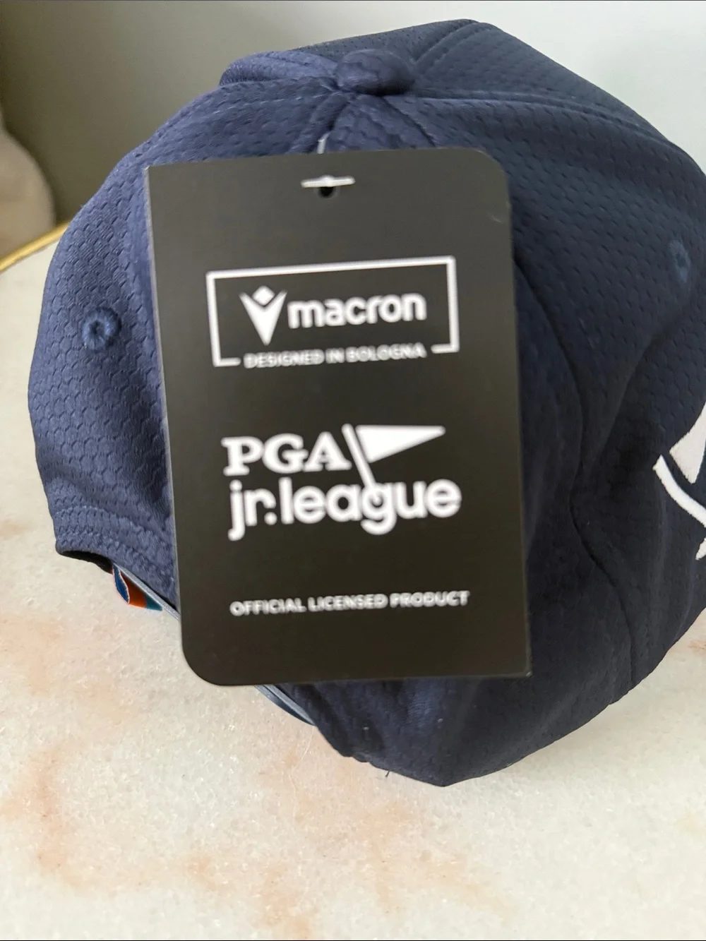 NWT Macron PGA Golf Jr League Navy Blue hat - youth